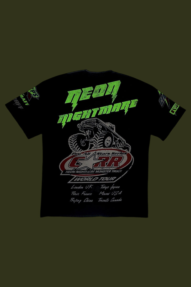 CHERRY CHUPACABRA NEON NIGHTMARE MONSTER TRUCK TEE