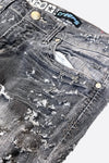 DESTROYED CRUCIFIX JEANS