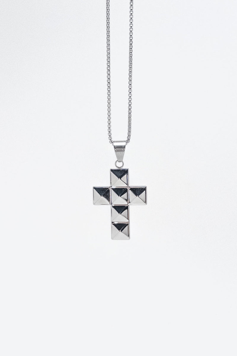 STUDDED CROSS PENDANT