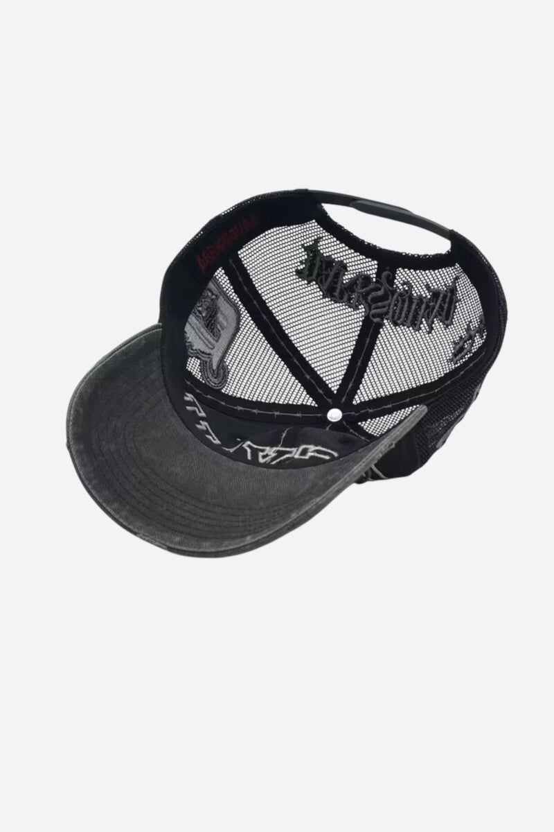 STACKS DENIM TRUCKER HAT