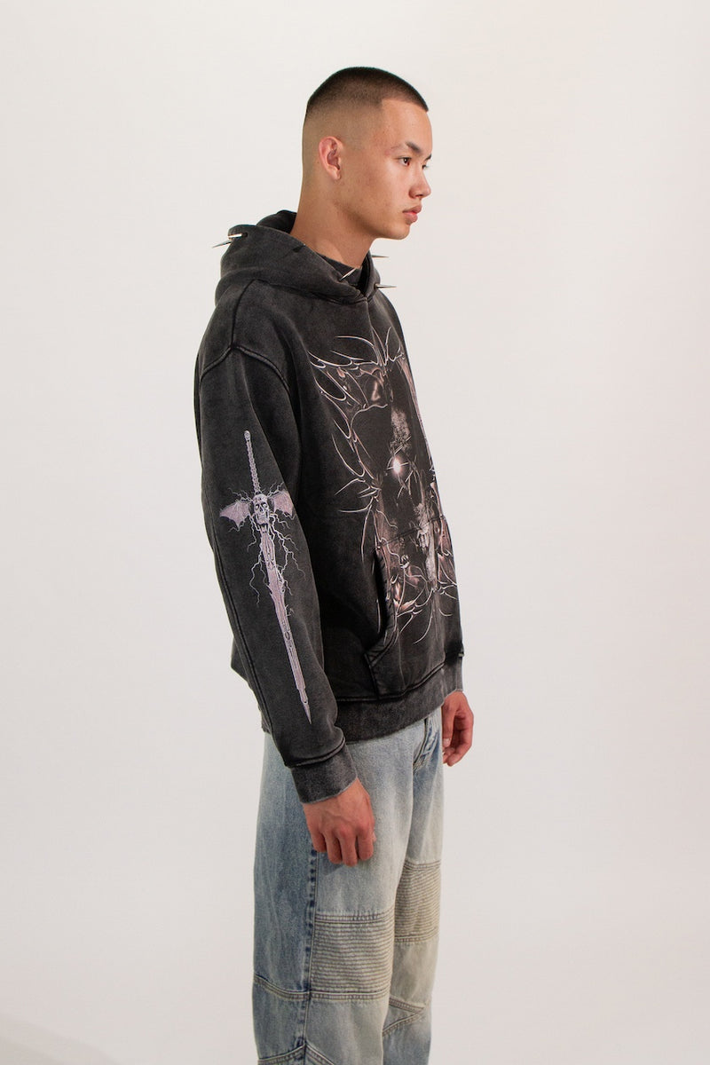 DSXIII SPIKED REAPER HOODIE