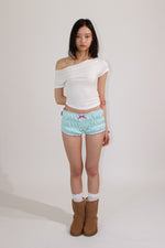 CASSIE SHORTS - TURQUOISE