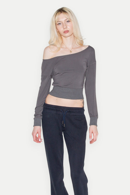 MESS TOP - GREY