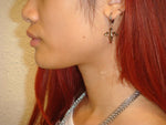 PIERCED HALO EARRINGS