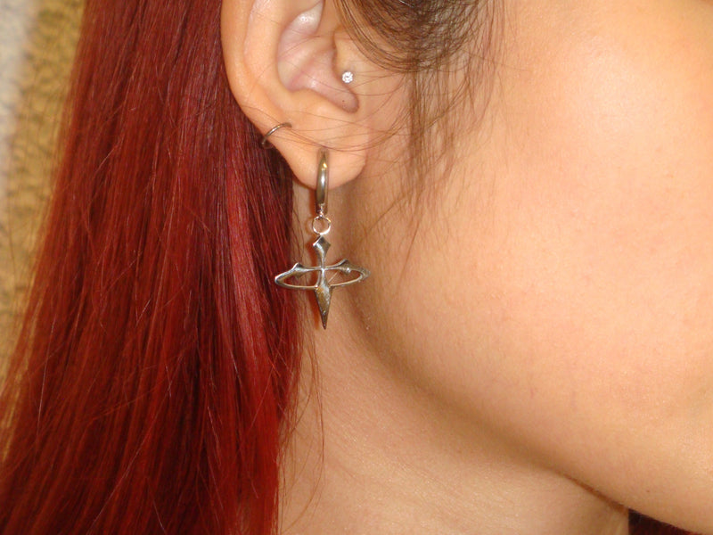PIERCED HALO EARRINGS