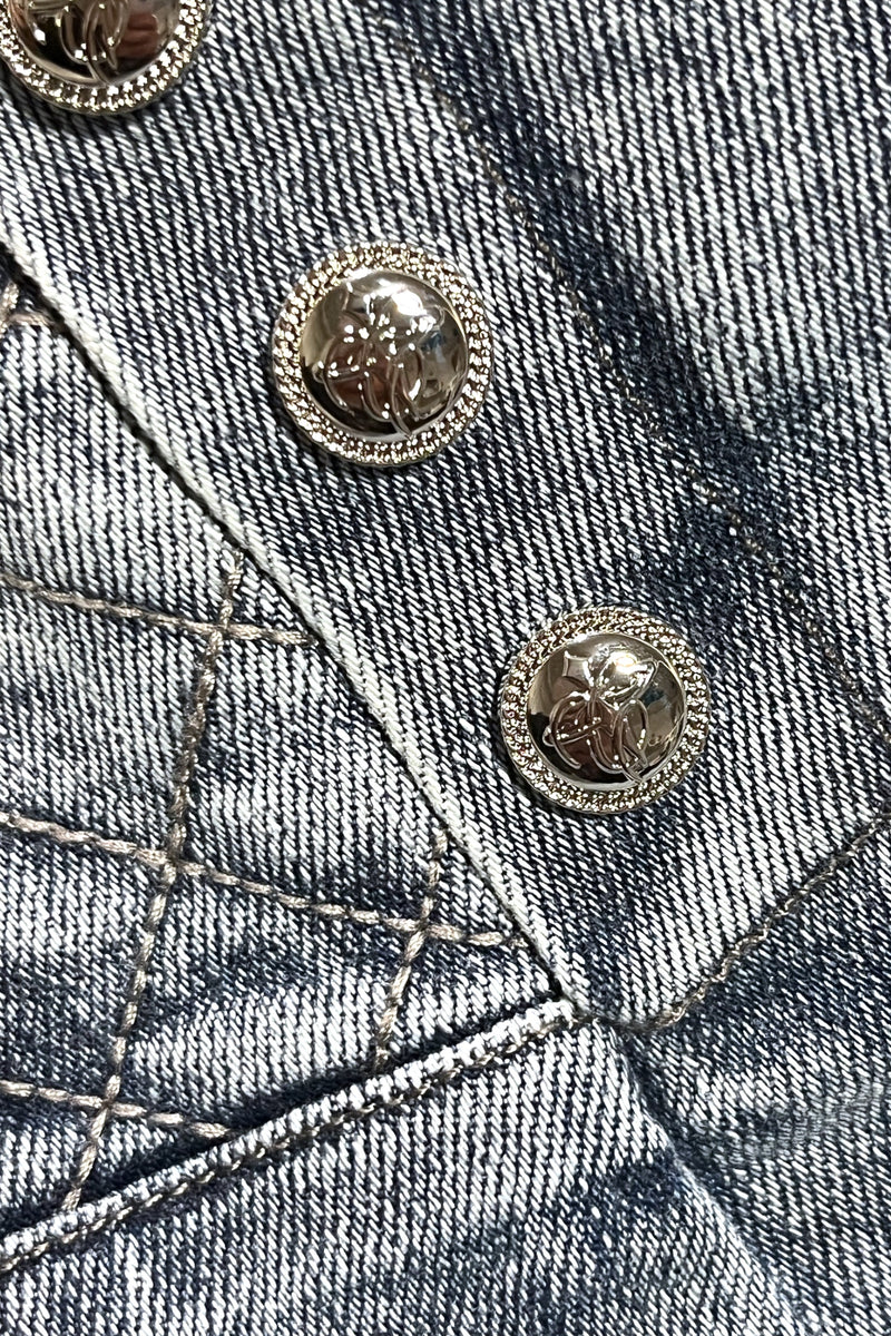 DENIM SAILOR SHORTS