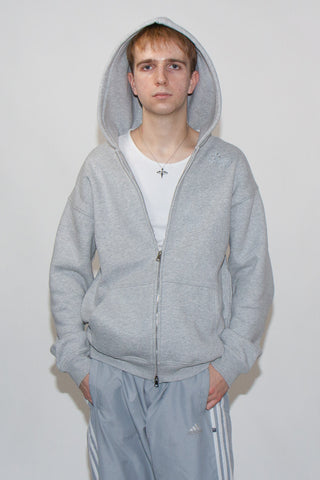 BASIC ZIP HOODIE - GREY – CREEPS