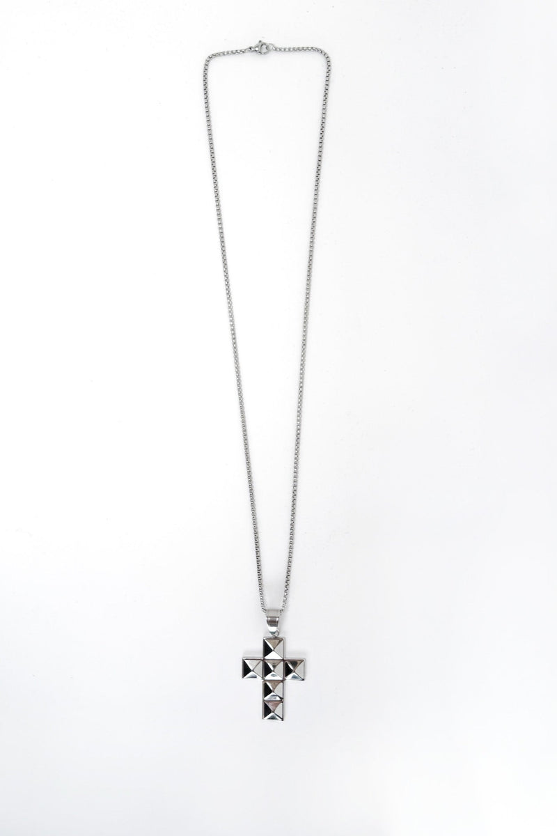 STUDDED CROSS PENDANT