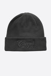 CURSIVE COTTON BEANIE