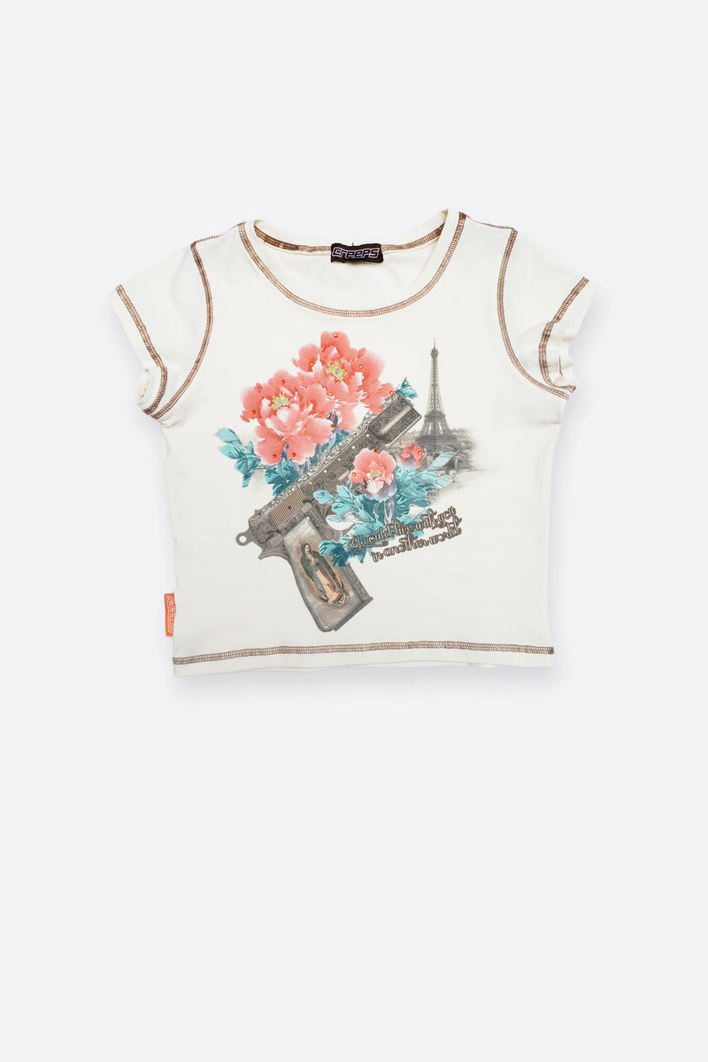 PARIS WHEN YOU DIE BABY TEE