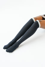 CABLE KNIT THIGH HIGHS
