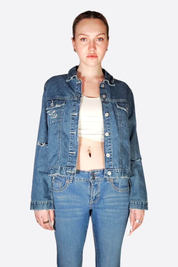 THE CLOTHING COMMUNE | DISTRESSED JACKET